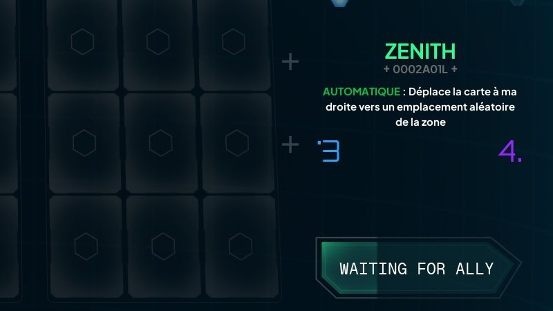 Reworked HYVE card overlay displaying card information during a match.